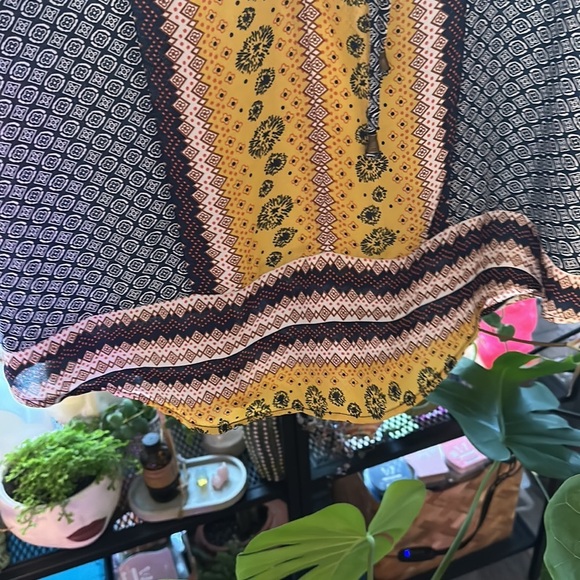 GEORGE | Boho Tie Top Short Sleeve - Picture 5 of 8